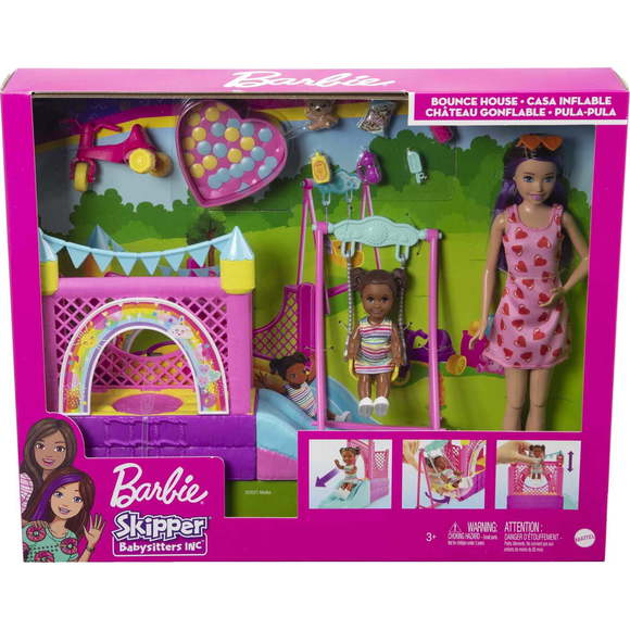 Mattel Other - Barbie Skipper Babysitters Inc. Bounce House Playset